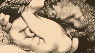 vintage erotic illustration