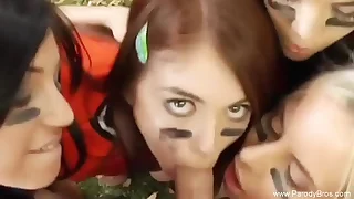 Titillating Maturity With Football And Cheerleaders Enjoying